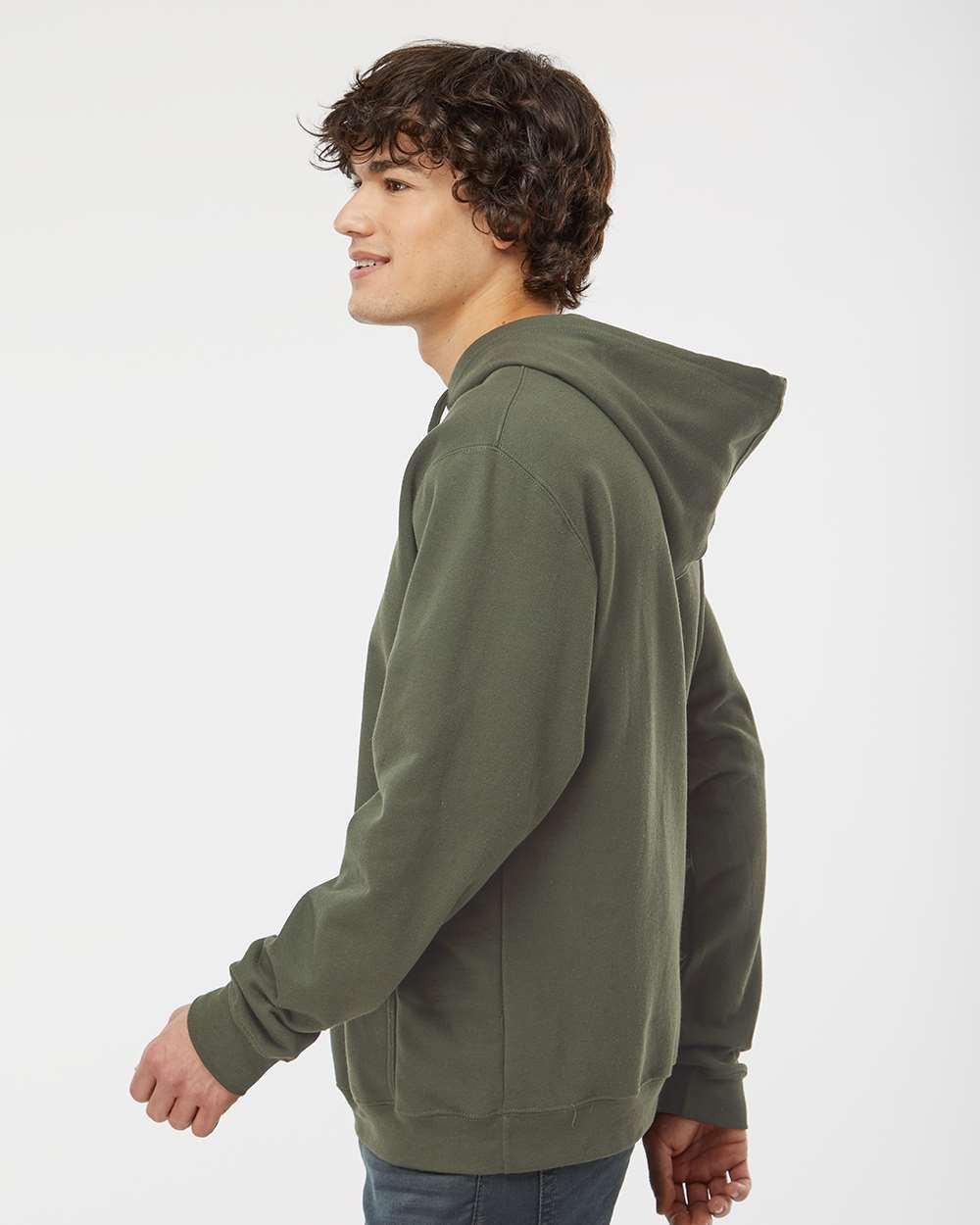 M&O 3320 Unisex Pullover Hoodie | Military Green